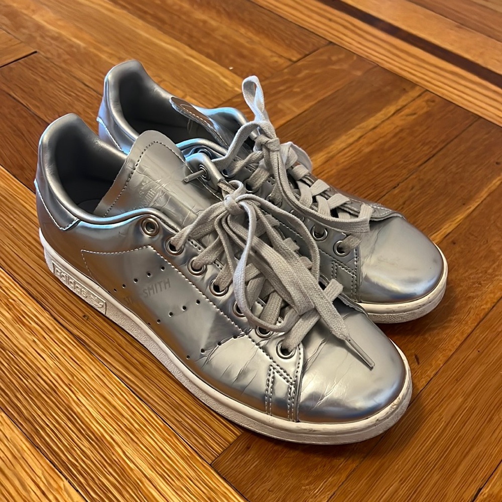 Silver Adidas Stan Smith - image 1
